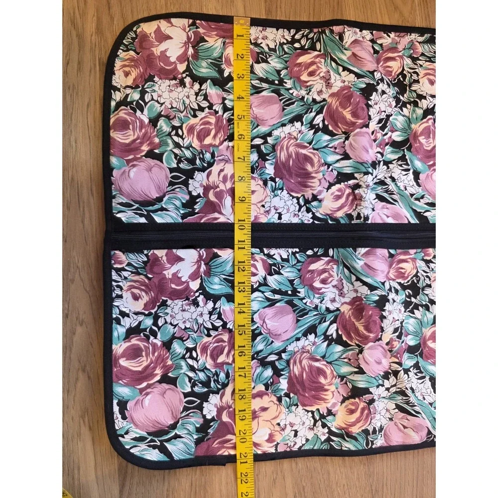 Vintage Avon Floral Cotton Canvas Garment Bag